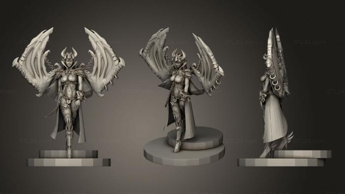 Figurines heroes, monsters and demons (Lilith (4), STKM_2891) 3D models for cnc