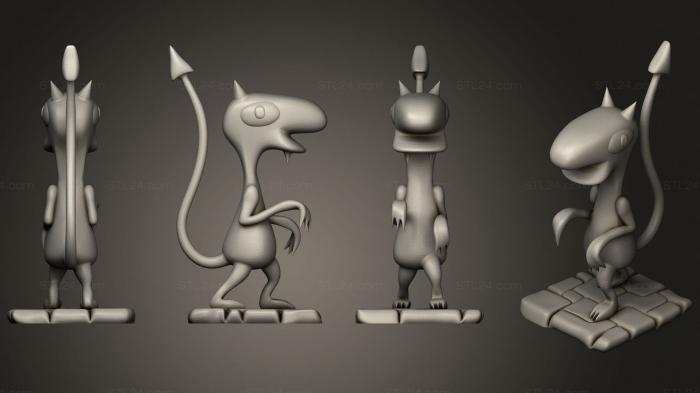 Figurines heroes, monsters and demons (Luci Disenchantment, STKM_2909) 3D models for cnc