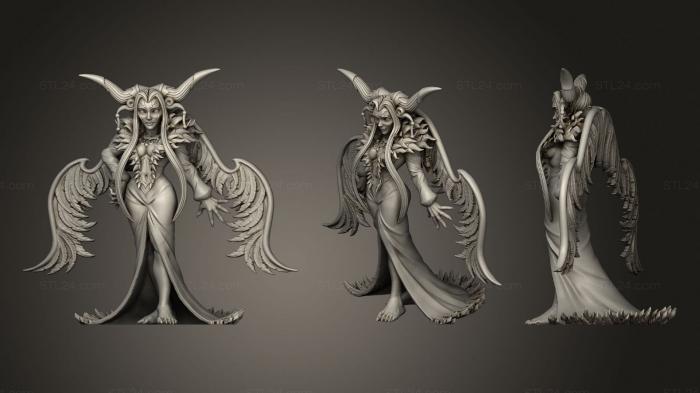 Figurines heroes, monsters and demons (Lynaithna, STKM_2916) 3D models for cnc