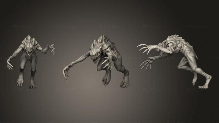 Figurines heroes, monsters and demons (Marrrow Sucker 04, STKM_2953) 3D models for cnc