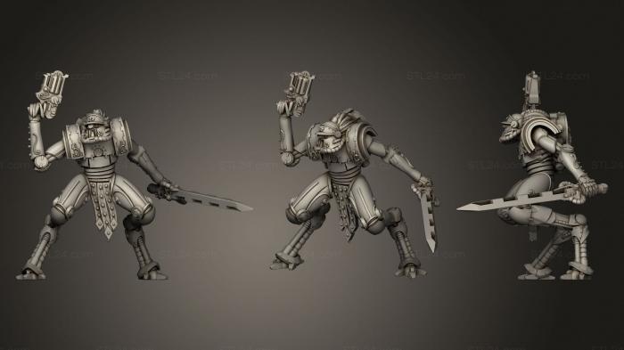 Figurines heroes, monsters and demons (Martian Ironbreaker 6, STKM_2965) 3D models for cnc