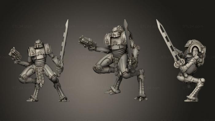 Figurines heroes, monsters and demons (Martian Ironbreaker8, STKM_2966) 3D models for cnc