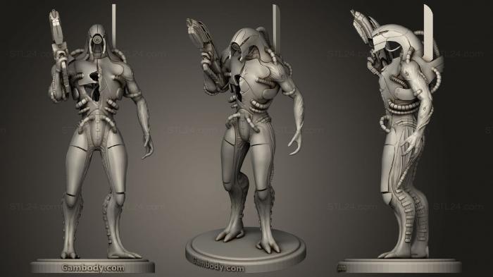 Figurines heroes, monsters and demons (Mass Effect Legion, STKM_2974) 3D models for cnc
