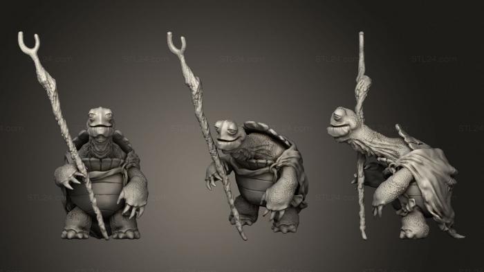 Figurines heroes, monsters and demons (Master Oog Way, STKM_2975) 3D models for cnc