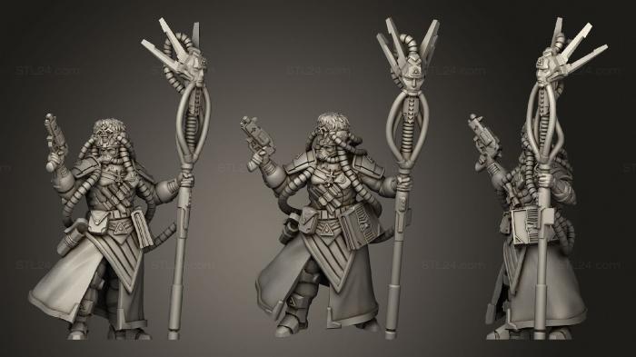 Figurines heroes, monsters and demons (Master Psycher, STKM_2976) 3D models for cnc