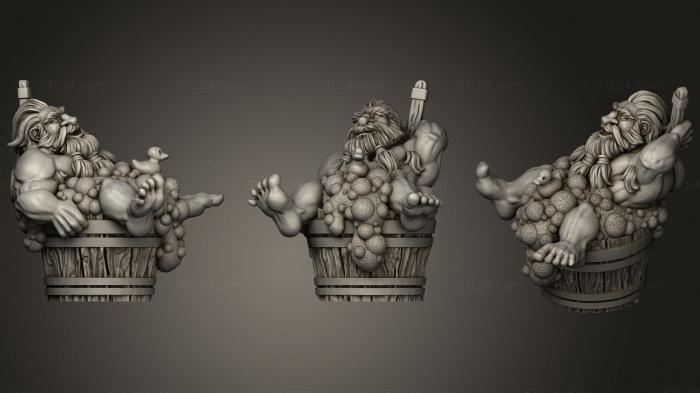 Figurines heroes, monsters and demons (Mifur the Stinky, STKM_3010) 3D models for cnc