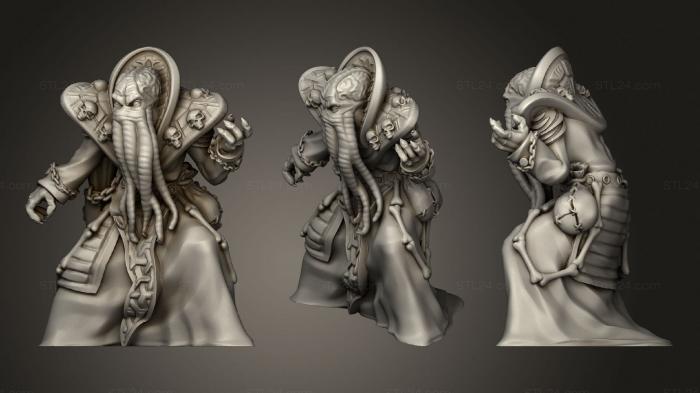 Figurines heroes, monsters and demons (Mindbender 2, STKM_3013) 3D models for cnc