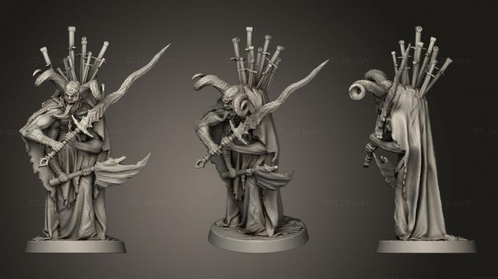 Figurines heroes, monsters and demons (Mini Monster Mayhem Blighted Ghoul, STKM_3020) 3D models for cnc