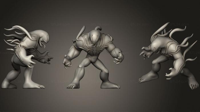 Figurines heroes, monsters and demons (Monster The confrontation, STKM_3050) 3D models for cnc