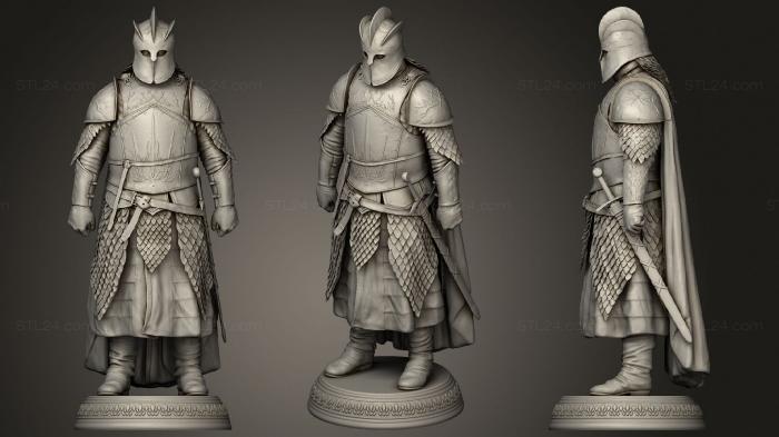 Figurines heroes, monsters and demons (Montana Game of Throne, STKM_3054) 3D models for cnc