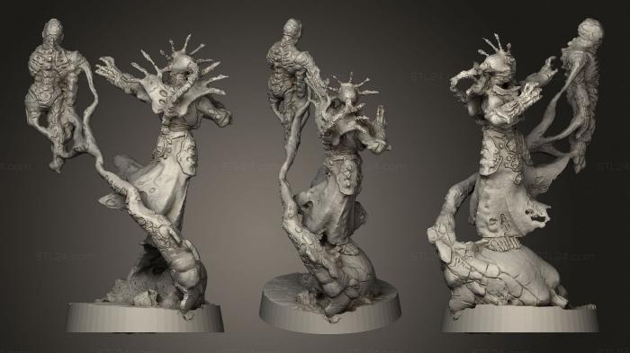 Figurines heroes, monsters and demons (Mortisan Boneshaper, STKM_3060) 3D models for cnc