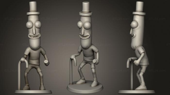 Figurines heroes, monsters and demons (Mr Poopybutthole, STKM_3069) 3D models for cnc