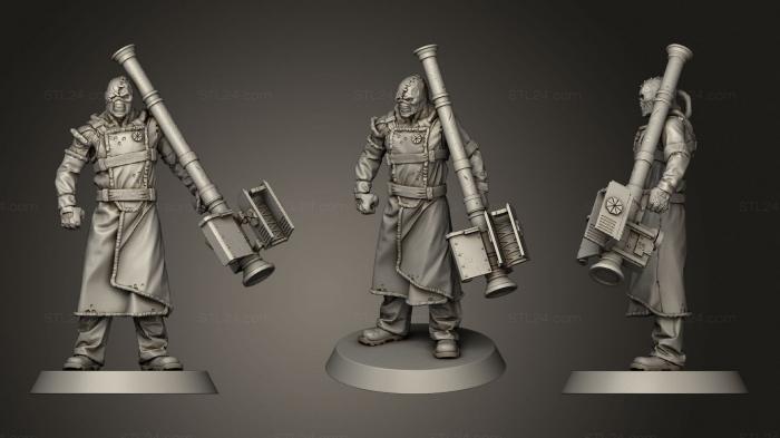 Figurines heroes, monsters and demons (Nemesis Standing, STKM_3108) 3D models for cnc
