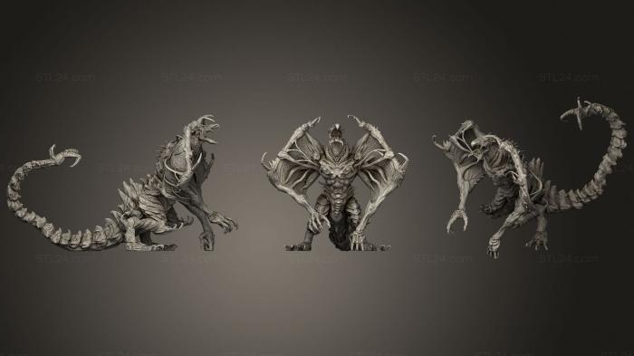 Статуэтки герои, монстры и демоны (Носферадон, STKM_3126) 3D модель для ЧПУ станка