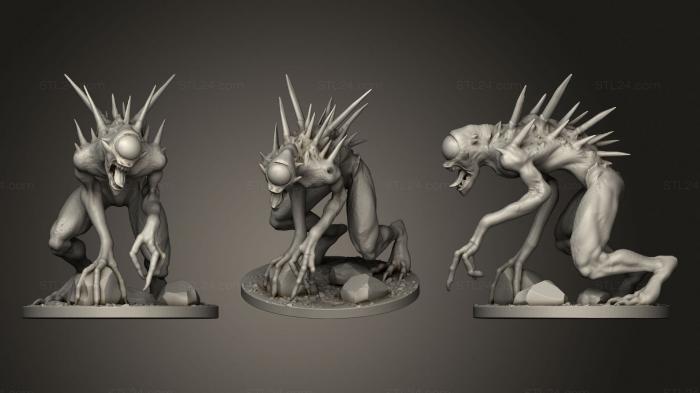 Figurines heroes, monsters and demons (Nothic v1, STKM_3129) 3D models for cnc