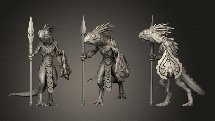 Figurines heroes, monsters and demons (Nova Raptor 072, STKM_3132) 3D models for cnc
