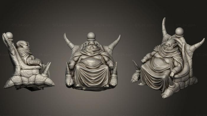Figurines heroes, monsters and demons (Old man Namek from Dragonball, STKM_3164) 3D models for cnc