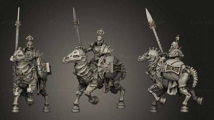 Figurines heroes, monsters and demons (Ossiarch Bonerider 2 edited, STKM_3198) 3D models for cnc