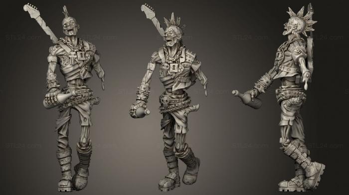 Figurines heroes, monsters and demons (Ozzy Apocalyptica, STKM_3206) 3D models for cnc
