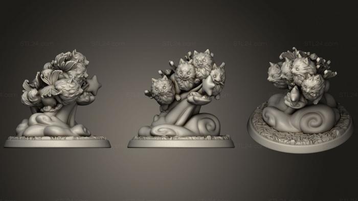 Figurines heroes, monsters and demons (Pomeranian Fairy Swarm, STKM_3259) 3D models for cnc