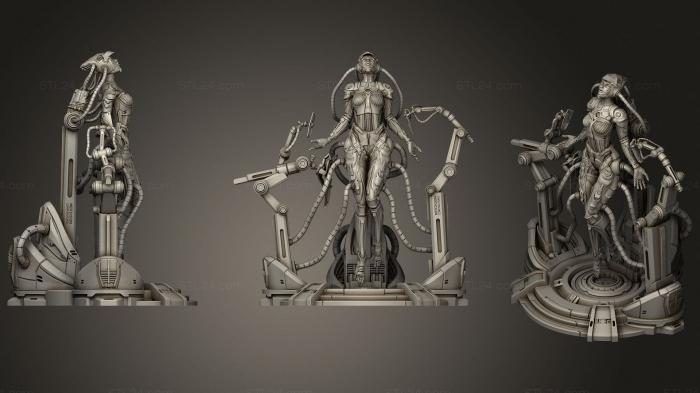 Статуэтки герои, монстры и демоны (Канун проекта, STKM_3273) 3D модель для ЧПУ станка