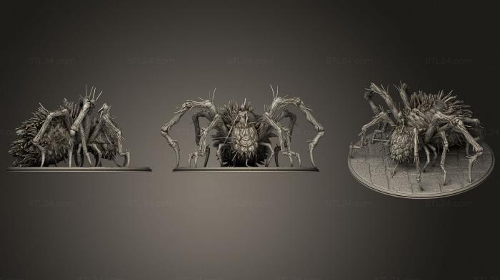 Статуэтки герои, монстры и демоны (Келааг Темные Души, STKM_3285) 3D модель для ЧПУ станка