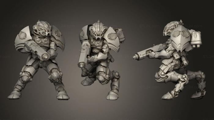 Figurines heroes, monsters and demons (Repto hvy 1, STKM_3329) 3D models for cnc