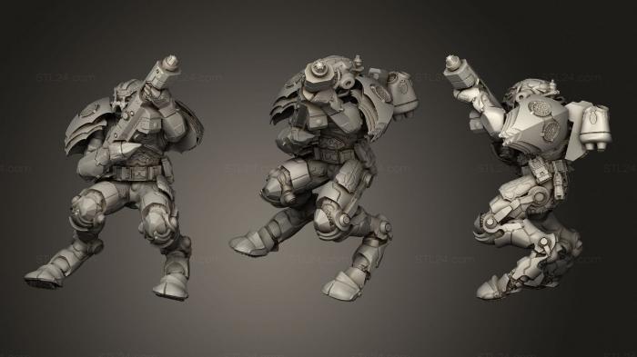 Figurines heroes, monsters and demons (Repto hvy 2, STKM_3330) 3D models for cnc