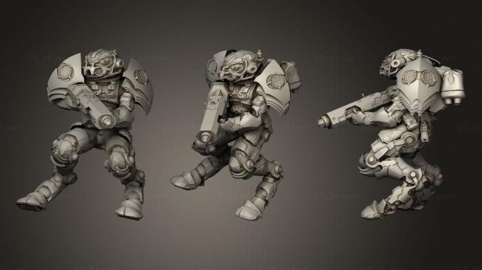 Figurines heroes, monsters and demons (Repto hvy 3, STKM_3331) 3D models for cnc