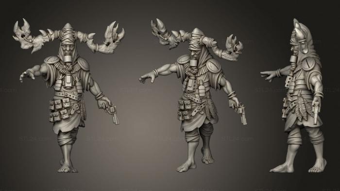 Статуэтки герои, монстры и демоны (Роттенхорн Из Пустоши, STKM_3359) 3D модель для ЧПУ станка