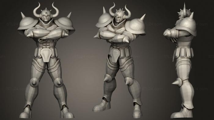 Figurines heroes, monsters and demons (Saint Seiya Aldebaran De Tauro, STKM_3378) 3D models for cnc