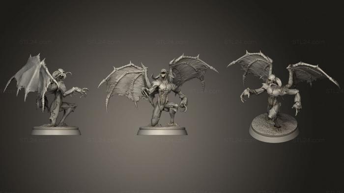 Figurines heroes, monsters and demons (Sons of Nightmare Mareidt, STKM_3491) 3D models for cnc