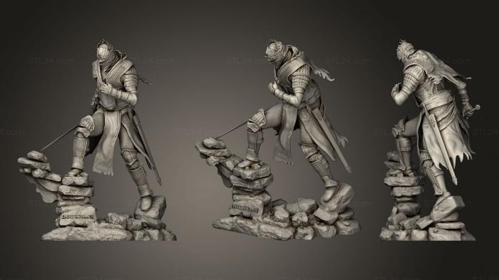Figurines heroes, monsters and demons (Soul Of Cinder Sculpture, STKM_3500) 3D models for cnc