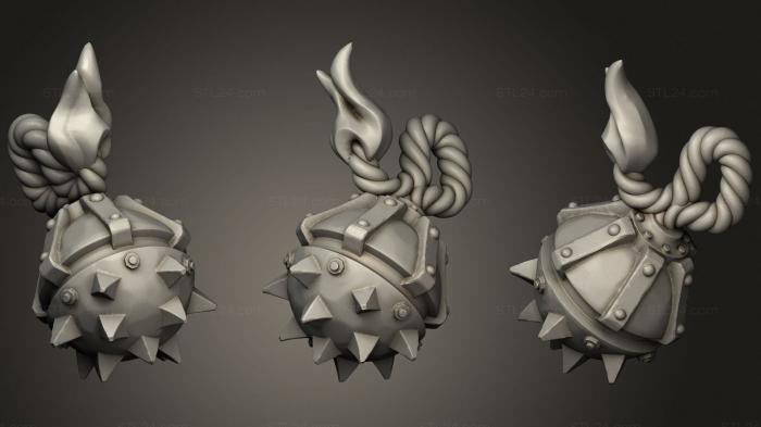 Figurines heroes, monsters and demons (Sparksoot Goblins, STKM_3510) 3D models for cnc
