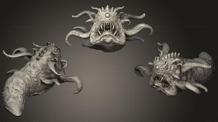 Figurines heroes, monsters and demons (Spawn Of Mordeth, STKM_3517) 3D models for cnc