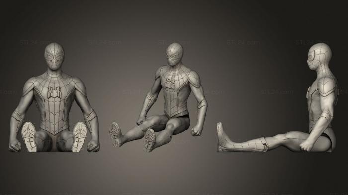 Figurines heroes, monsters and demons (Spider Holland Upgraded Suit, STKM_3522) 3D models for cnc