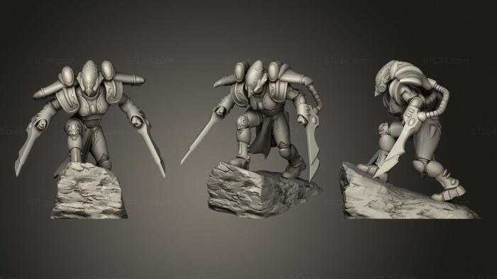 Figurines heroes, monsters and demons (Spider1 washed 2, STKM_3528) 3D models for cnc