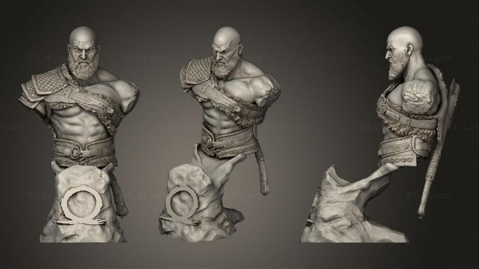 Figurines heroes, monsters and demons (Stand Gof Of War Comunidad, STKM_3546) 3D models for cnc