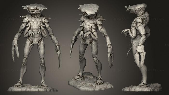 Figurines heroes, monsters and demons (Stayng monster, STKM_3553) 3D models for cnc