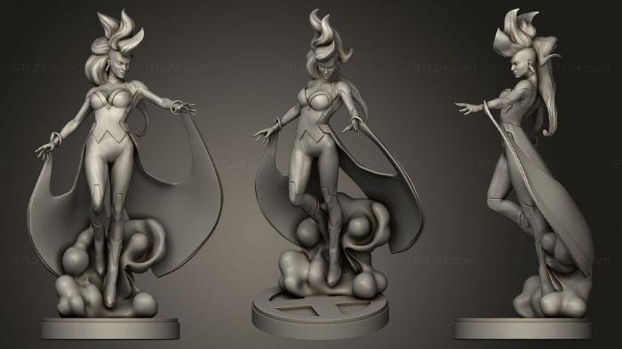 Figurines heroes, monsters and demons (Storm Statue, STKM_3560) 3D models for cnc