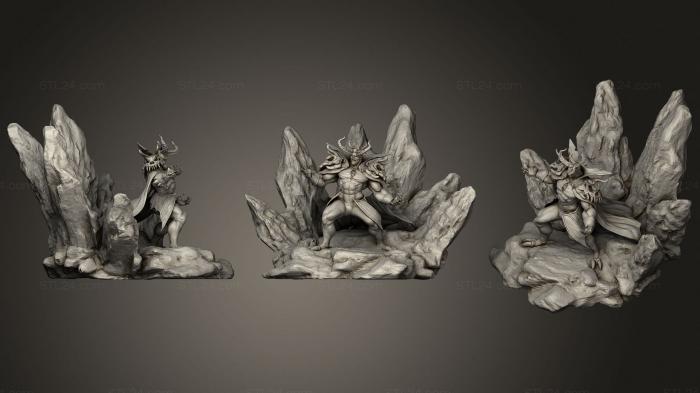 Figurines heroes, monsters and demons (Street fighter V Boss Vega M Bison Evil ver, STKM_3565) 3D models for cnc