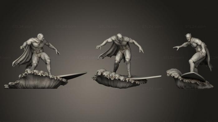 Figurines heroes, monsters and demons (surfbatman, STKM_3587) 3D models for cnc