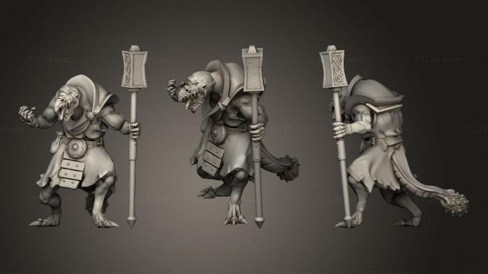 Figurines heroes, monsters and demons (swamp neighbour 3, STKM_3589) 3D models for cnc