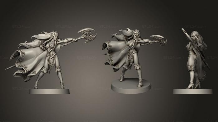 Figurines heroes, monsters and demons (Sword Sorcery Auriel, STKM_3590) 3D models for cnc