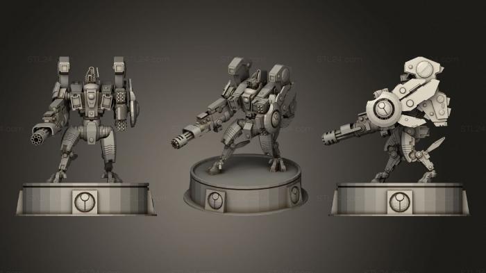 Figurines heroes, monsters and demons (Tau Empire Riptide Battle Armour, STKM_3608) 3D models for cnc