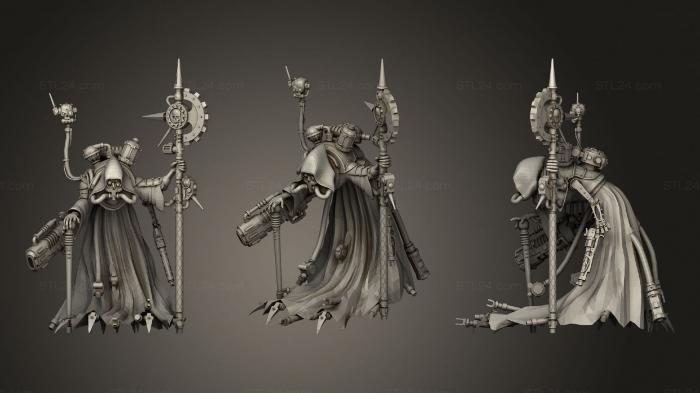 Figurines heroes, monsters and demons (Tech Priest, STKM_3609) 3D models for cnc