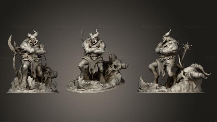 Figurines heroes, monsters and demons (The Army Of Hell Veteran, STKM_3630) 3D models for cnc