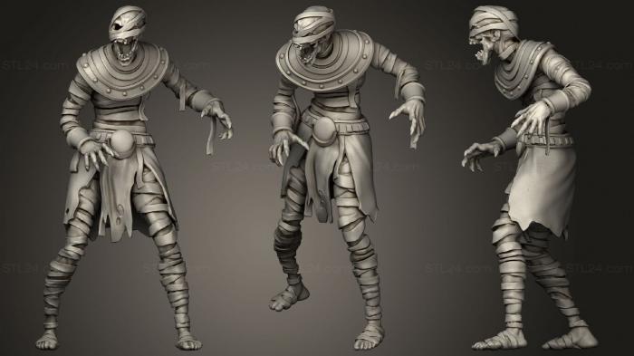 Figurines heroes, monsters and demons (The mummified mutants, STKM_3657) 3D models for cnc