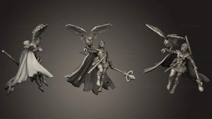 Статуэтки герои, монстры и демоны (Титановая Кузница Вакатуру, Духовный Ходок, STKM_3699) 3D модель для ЧПУ станка