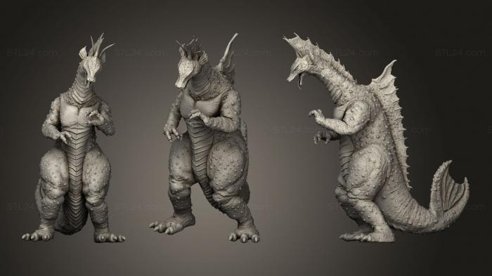 Статуэтки герои, монстры и демоны (Титанозавр, STKM_3700) 3D модель для ЧПУ станка